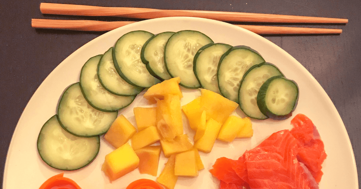 Paleo Deconstructed Sushi Plate