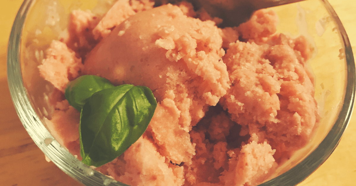 Strawberry Paleo "Ice Cream"
