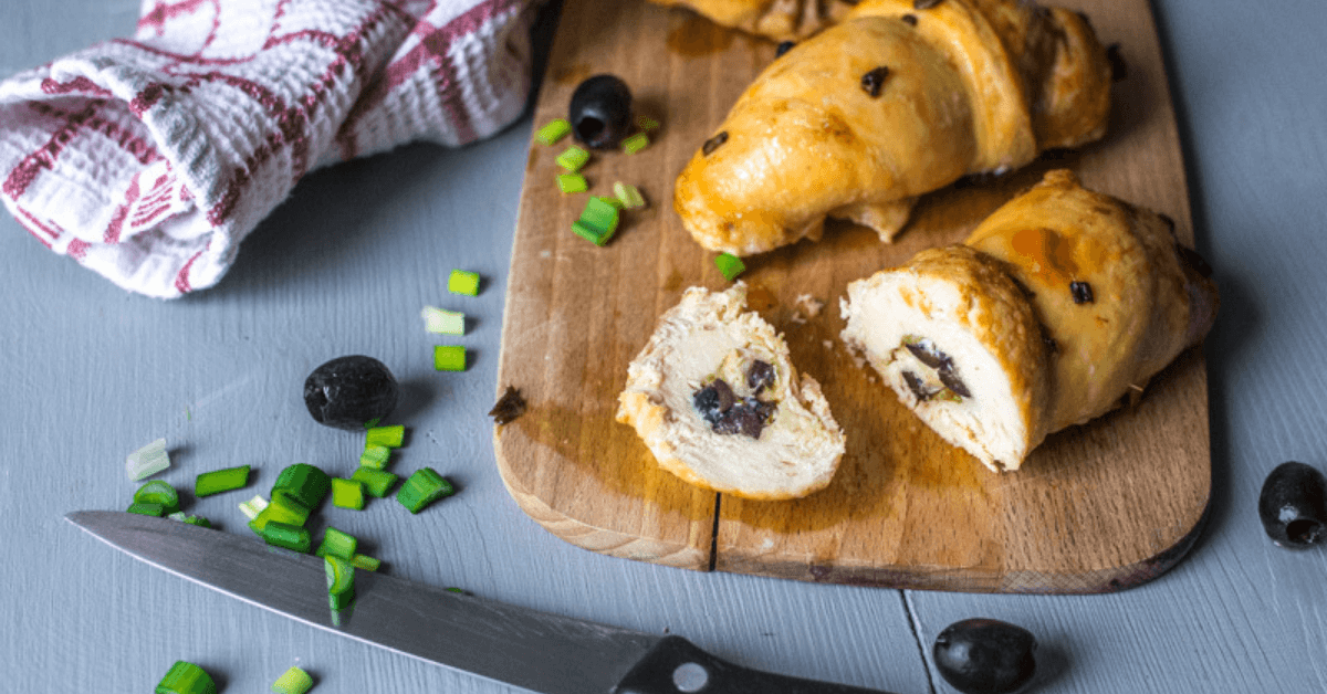 Chicken Roulade with Green Onion and Olives - Paleo Recipe Secrets