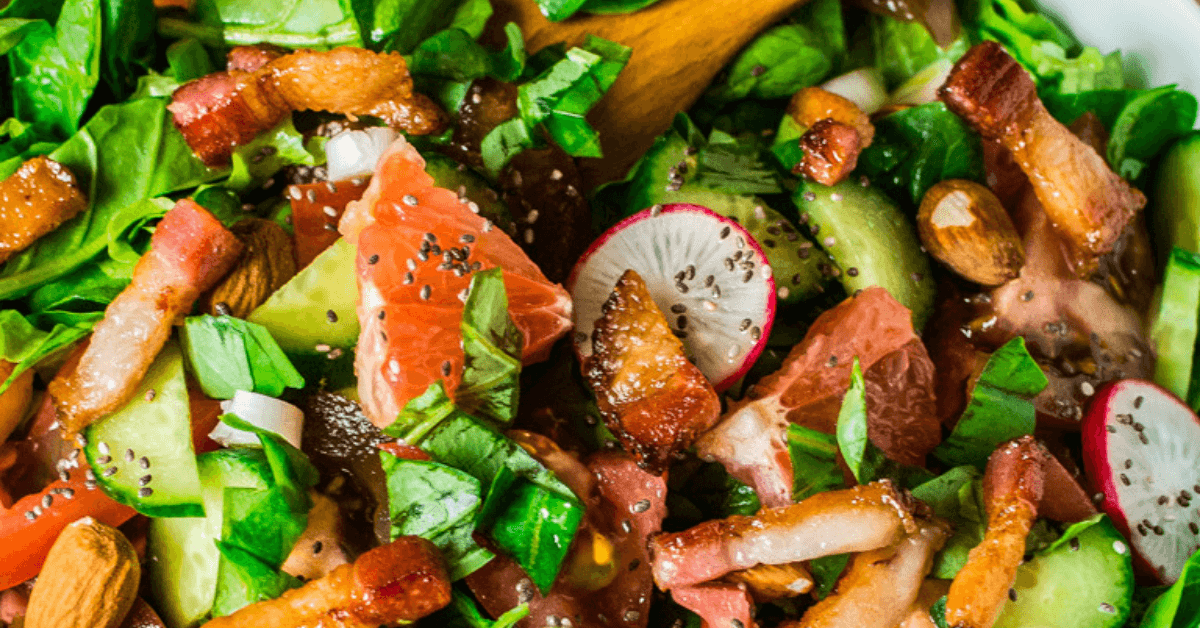 Summer Salad with Grapefruit and Almonds - Paleo Recipe Secrets