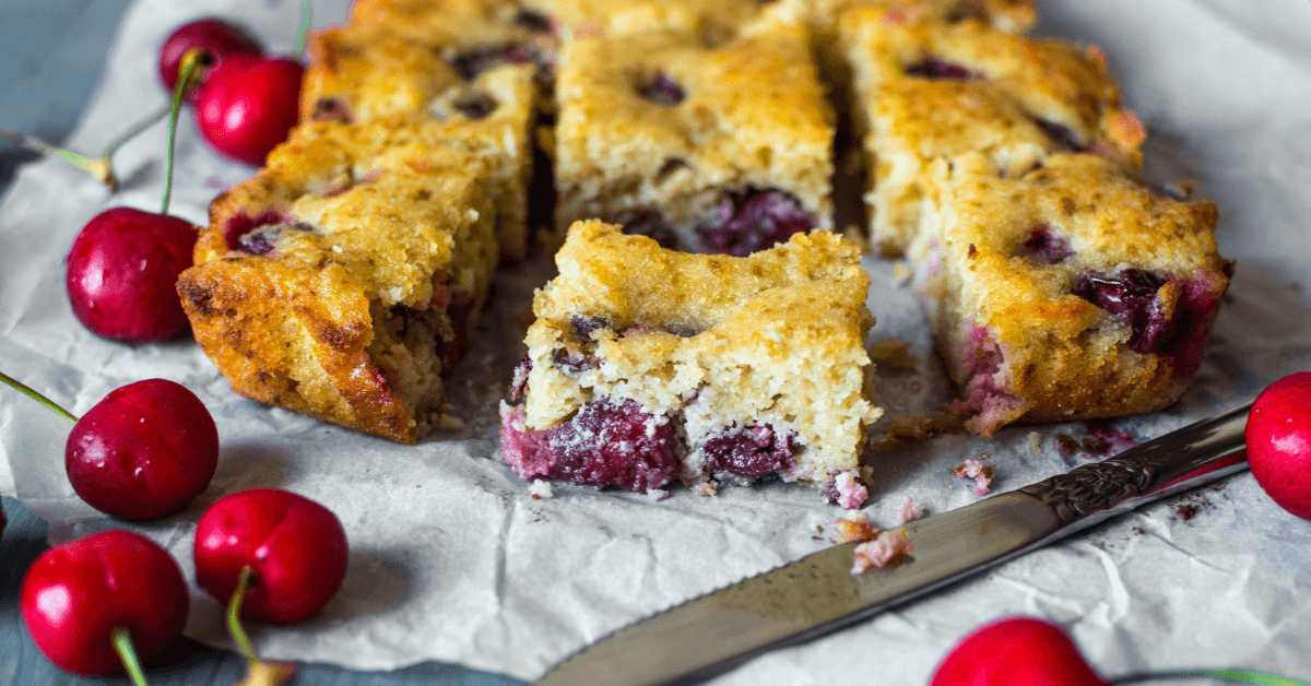Cherry Coffee Cake - Paleo Recipe Secrets