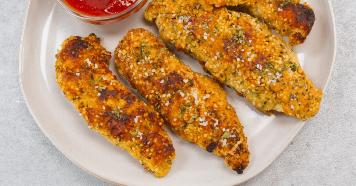 Hemp Heart Crusted Chicken Tenders - Paleo Recipe Secrets