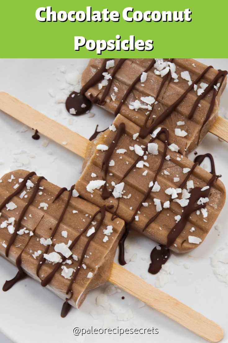 2 Ingredient Chocolate Coconut Popsicles